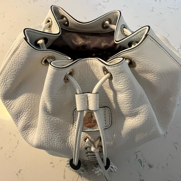 Rebecca Minkoff Moto Backpack in White Leather - Picture 10 of 16